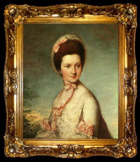 framed  Thomas Gainsborough Portrait of Henrietta Vernon 10, ta009-2
